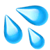 Emoji  Gouttelettes d’eau / de sueur à copier/coller